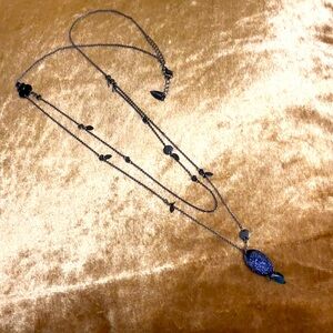 Chico’s Bronze Layered Purple Pendant